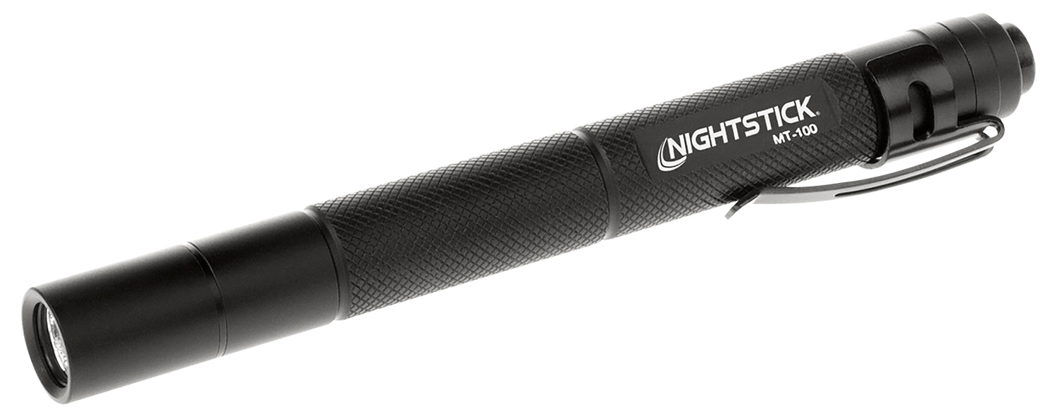Nightstick MT100 Mini-TAC 130 Lumen White LED Compact Flashlight Black Anodized
