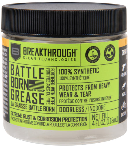 Breakthrough Clean BTG4OZ 4 oz Battle Born Synthetic Gun Grease Jar