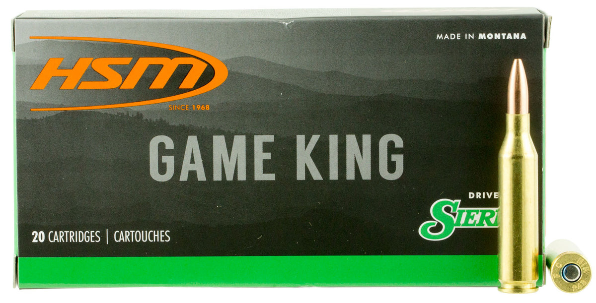 HSM Sierra GameKing Spitzer Boat Tail 85 Grain .243 Winchester 3000 fps 837306009754