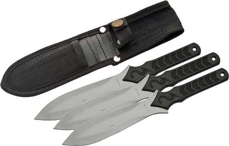 Rite Edge SZCO 10" Dragon Throwing Knives 3-Piece Set with Sheath