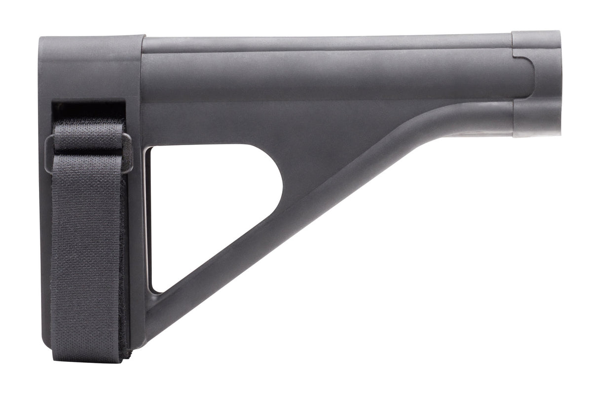 SB Tactical SOB01SB SOB Skeletonized Pistol Stabilizing Brace Black Elasto-Polymer 7.8"