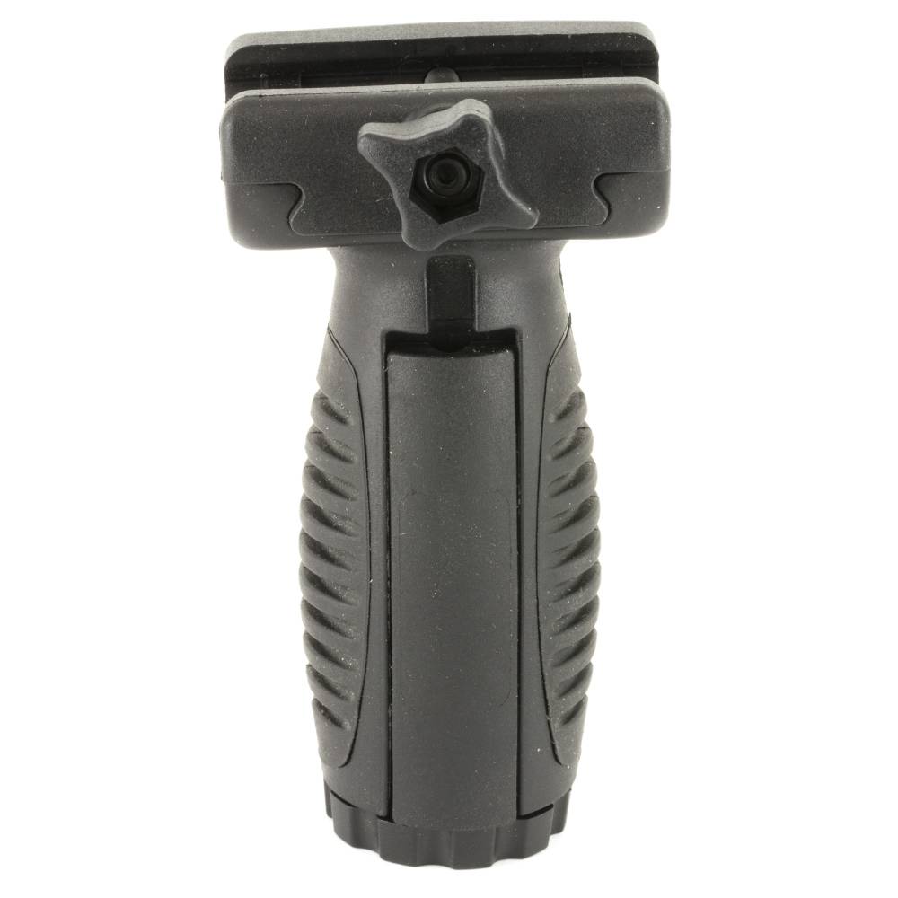 CAA Short Vertical Grip with Pressure Switch Rail Mount Polymer Black