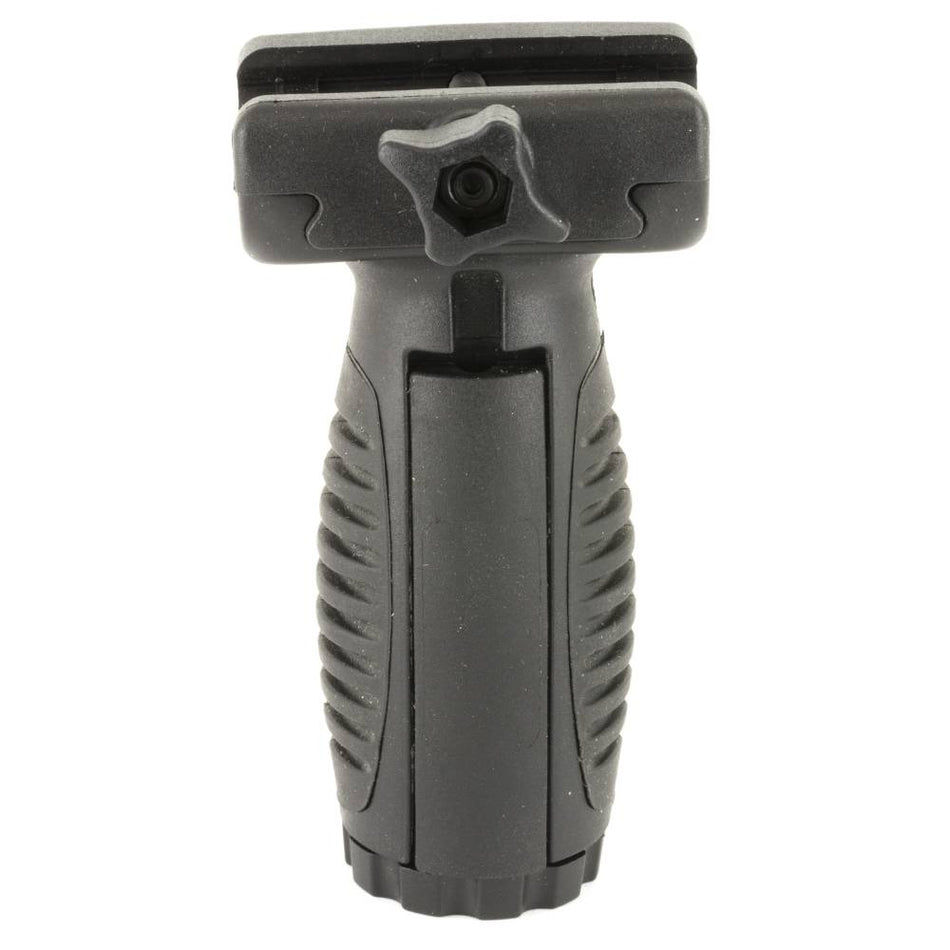 CAA Short Vertical Grip with Pressure Switch Rail Mount Polymer Black