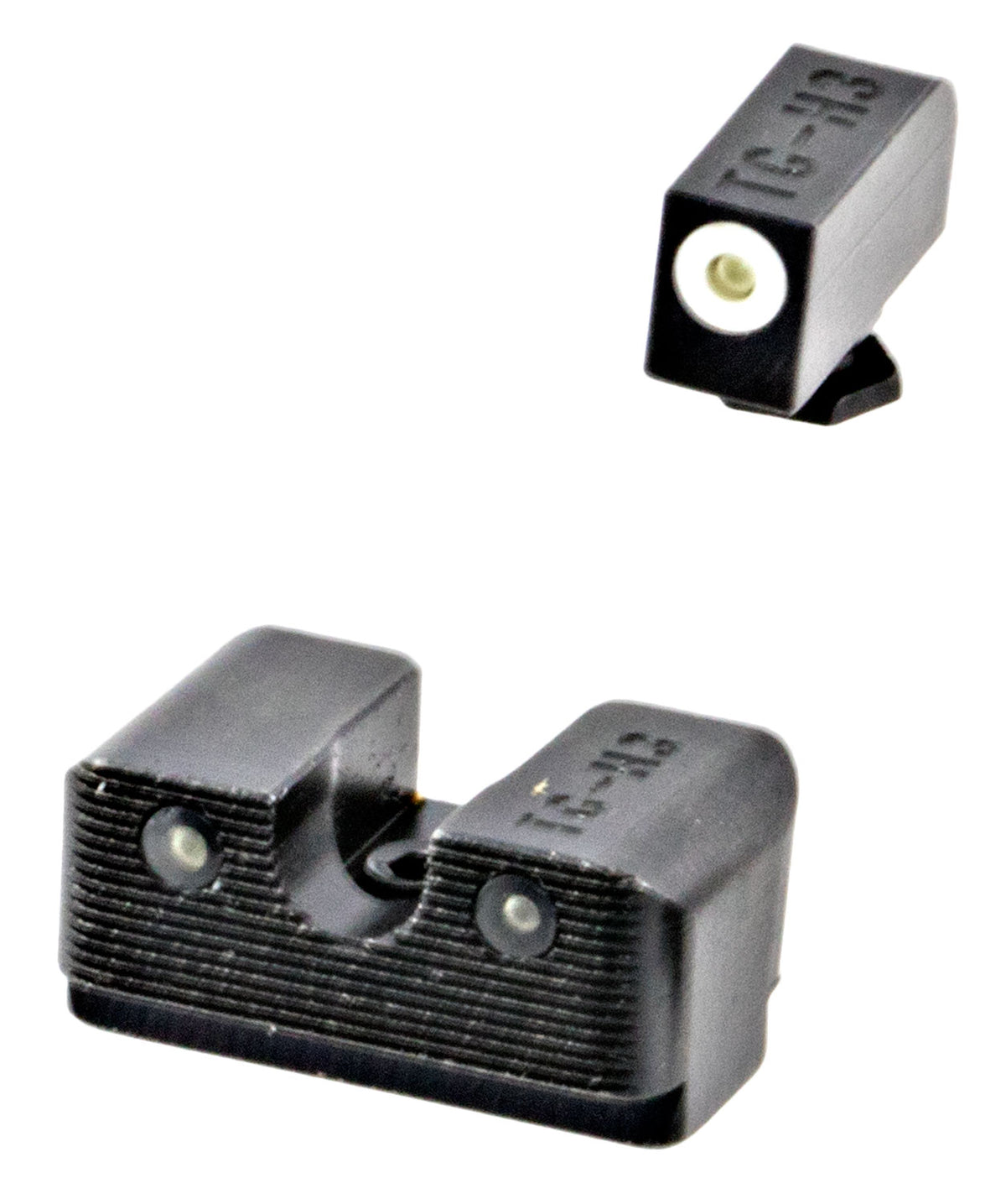 TruGlo TG231G2W Tritium Pro High Green Tritium Night Sights White Outline Glock Compatible