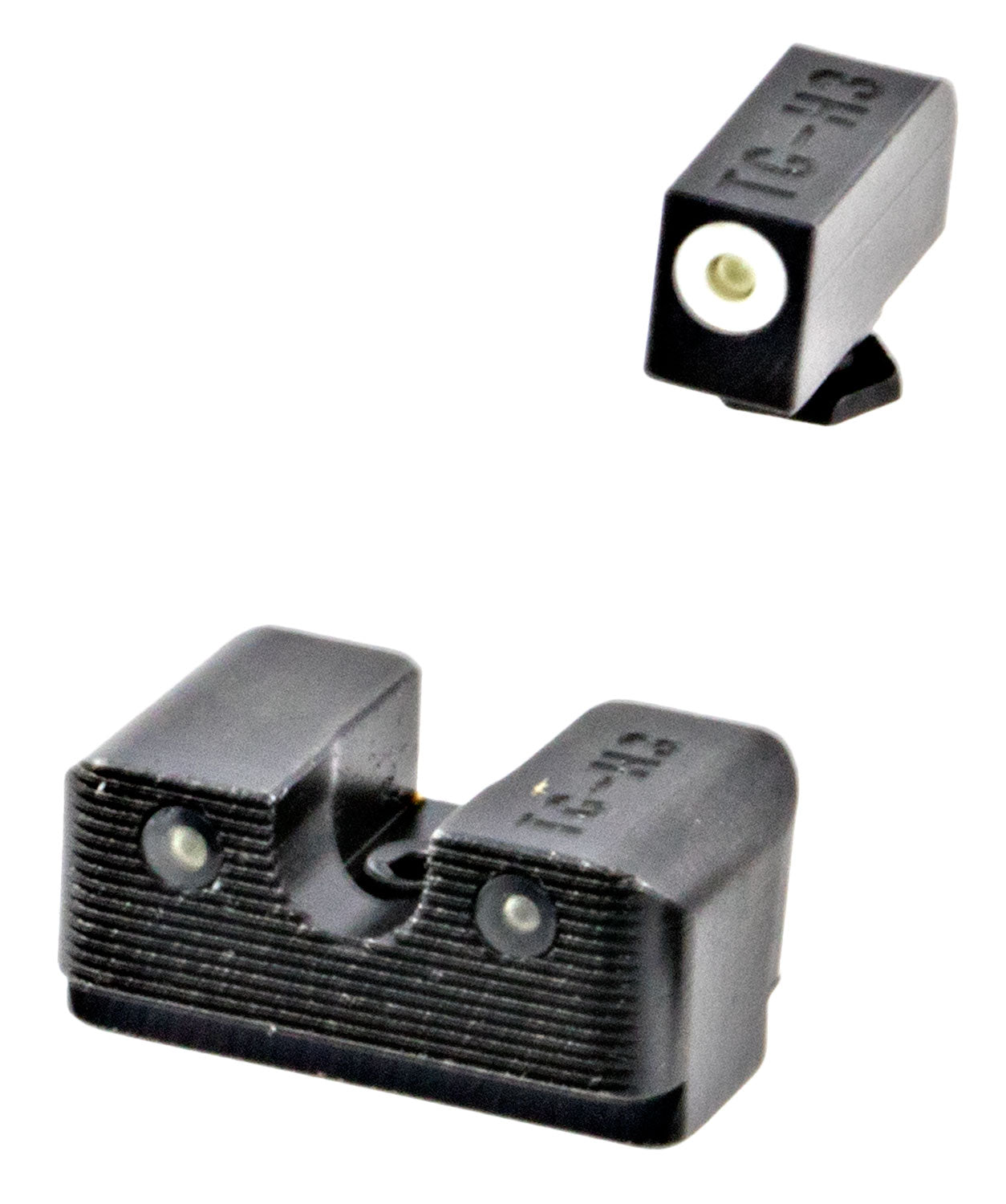 TruGlo TG231G2W Tritium Pro High Green Tritium Night Sights White Outline Glock Compatible