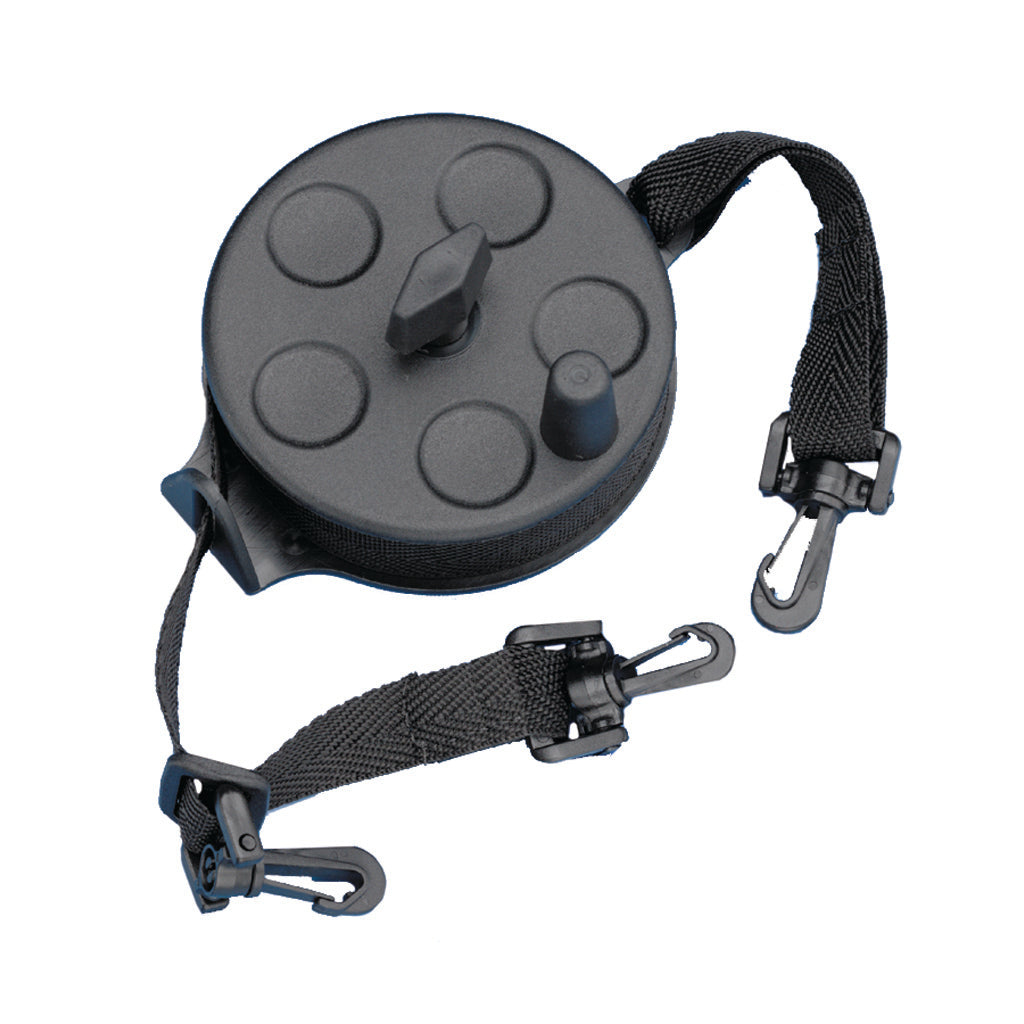 Pine Ridge 30 ft. Reel-A-Strap Bow Hoist Black