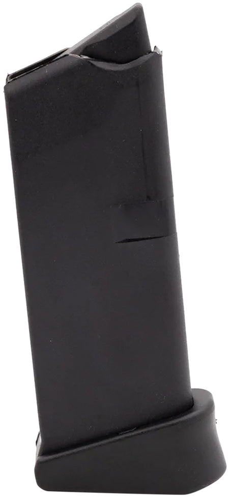 Glock MF08855 9mm Luger 6rd Extended Polymer Magazine for Glock 43 Black