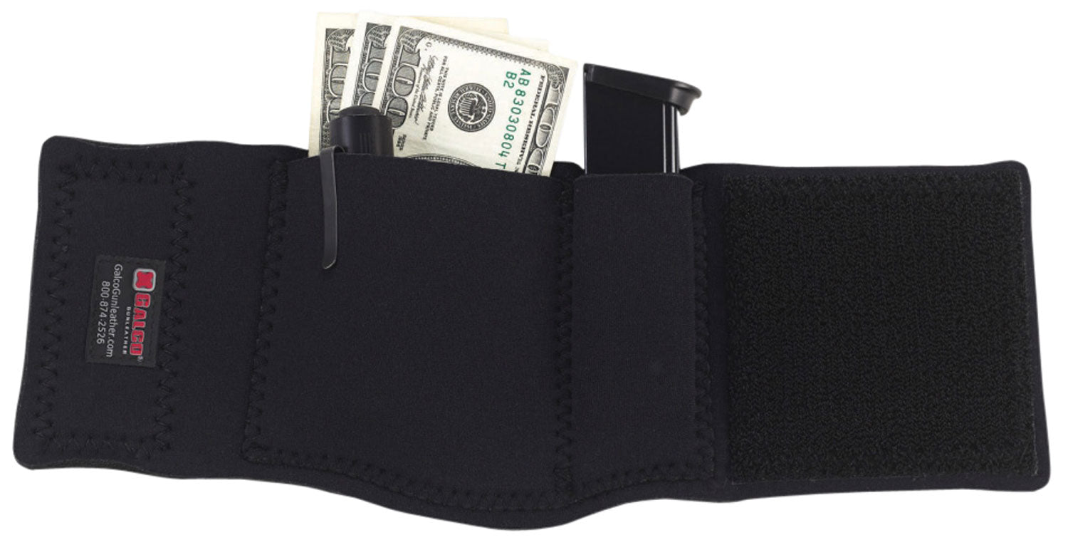 Galco Ankle Safe Neoprene Ankle Carry Accessory Pouch Black 13" Max