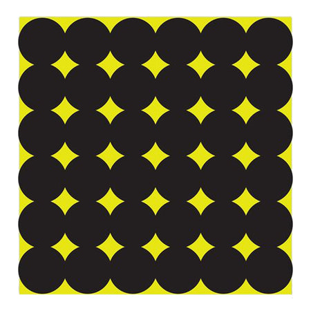 Birchwood Casey Shoot-N-C Black 1" Target Repair Pasters 12 Pack