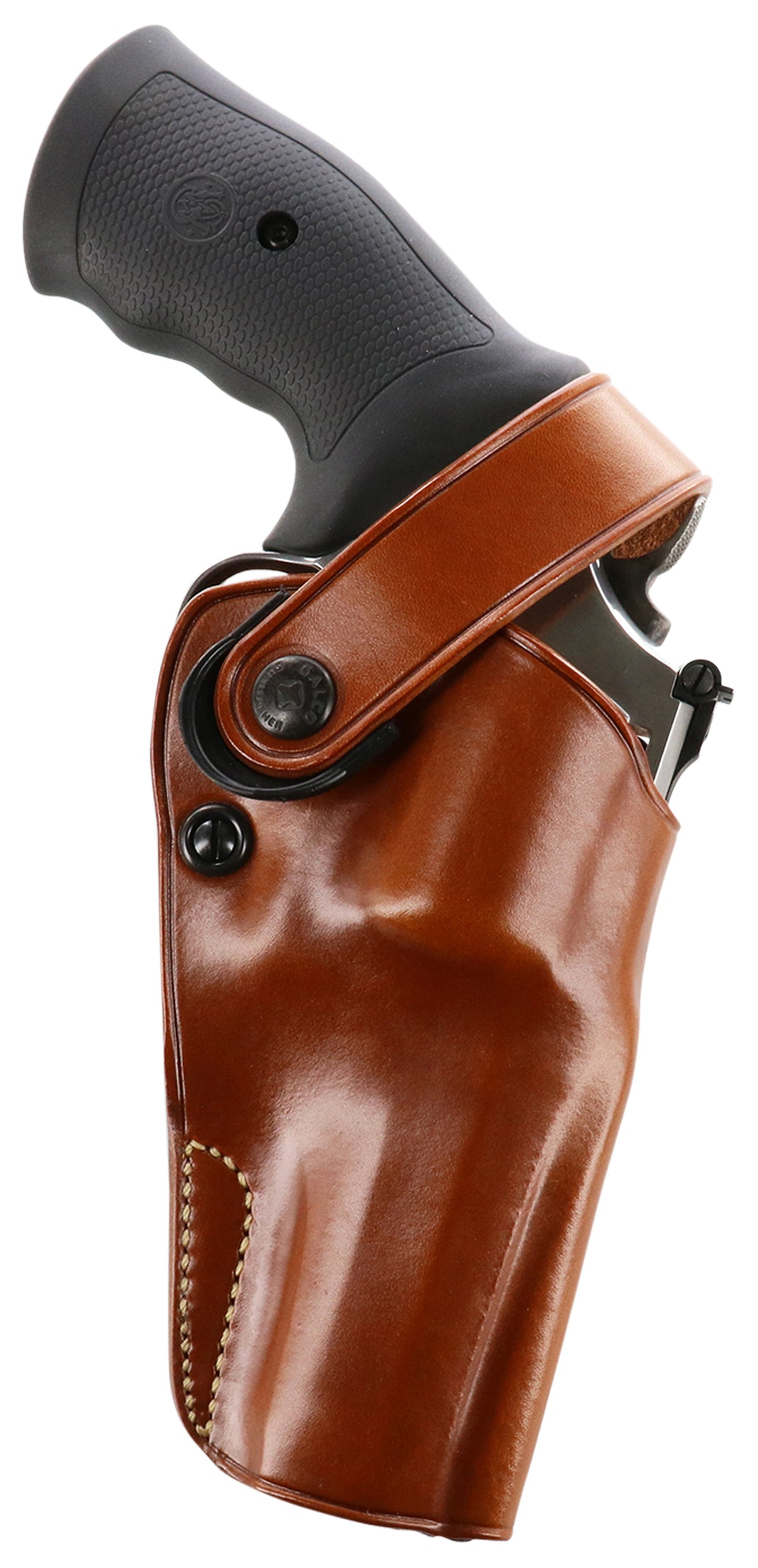 Galco DAO OWB Belt Slide Tan Leather Fits S&W N Frame Right Hand Carry