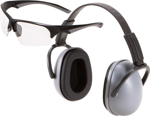 Allen Passive Shooting Muff and Eye Protection Combo 23dB Gray/Clear
