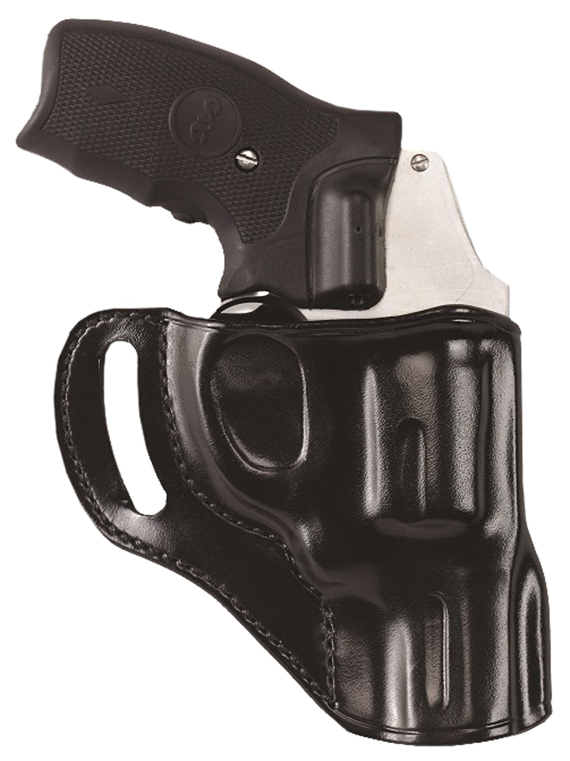 Galco Hornet OWB Black Leather Holster S&W J Frame 2" Barrel Right Hand Carry
