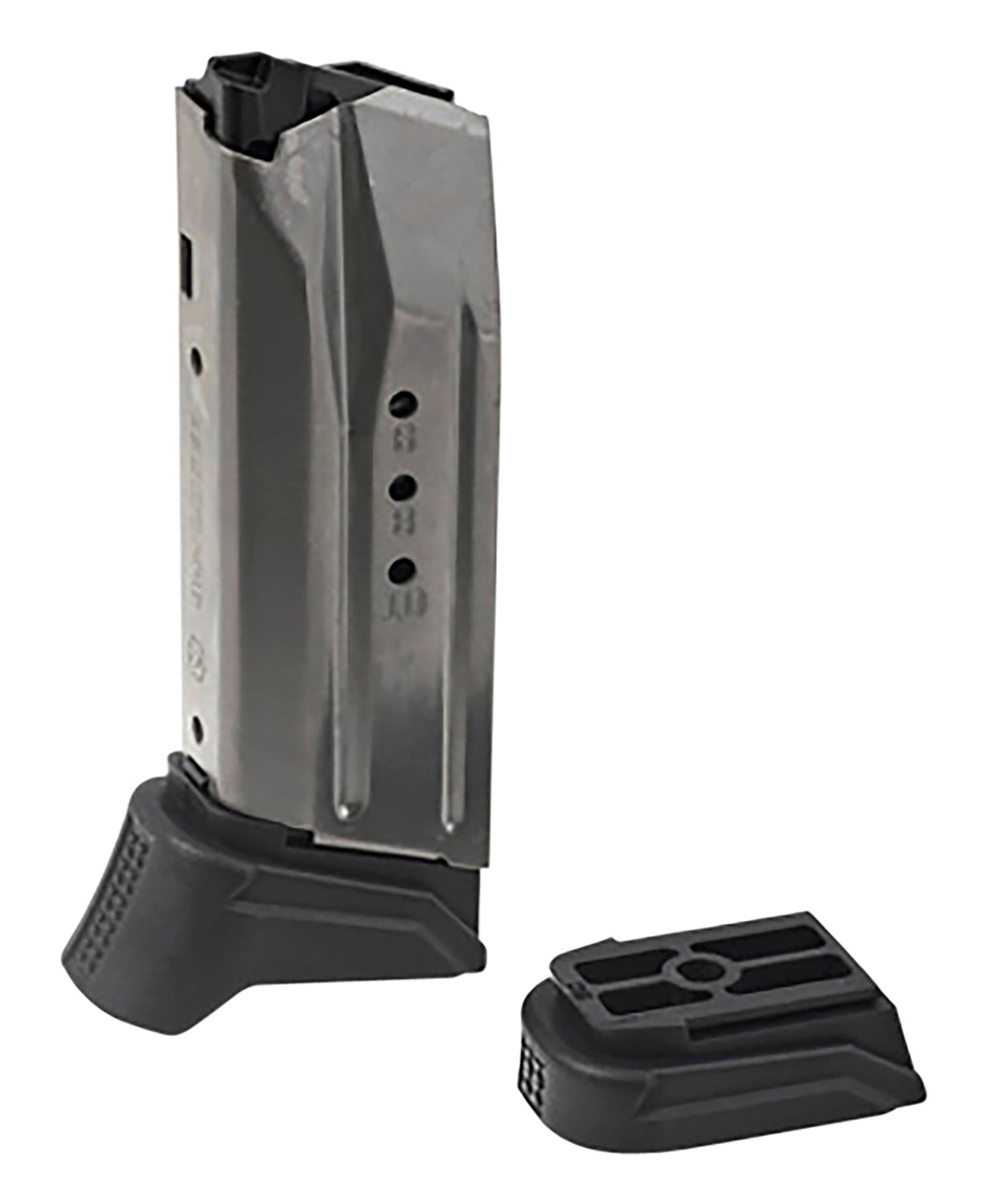 Ruger 90617 9mm Luger 10rd Nickel Steel Magazine for American Pistol Compact