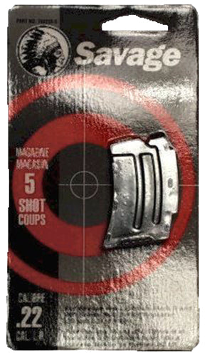 Savage MKII 5-Round Blued Steel Spare Magazine - .22 LR/.17 Mach 2 Rimfire