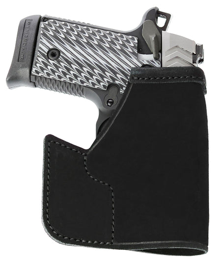 Galco Pocket Protector Black Leather Holster Sig P238 Springfield 911 Ambidextrous