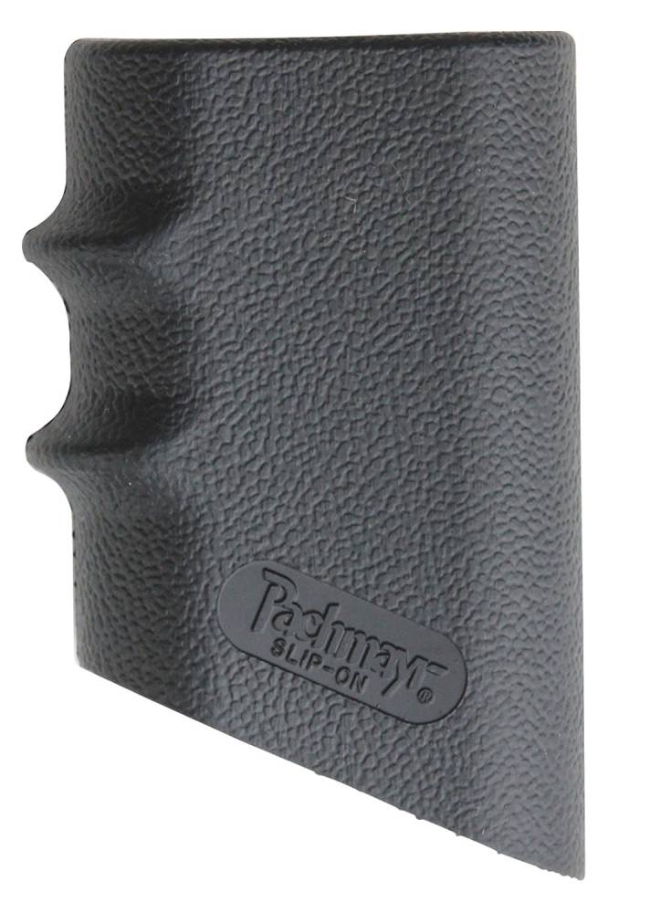 Pachmayr 05106 Large Pistol Slip-On Grip Size 2 Finger Groove Black Rubber