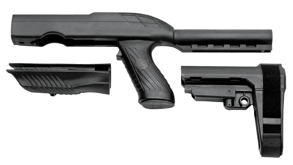 SB Tactical 1022A301SB Pistol Stabilizing Brace Kit for Ruger 10/22 Charger Takedown - Black