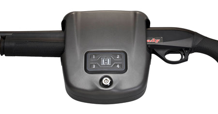 Hornady 98180 Rapid Safe Shotgun Wall Mount Lock RFID Access Code Key Black Steel