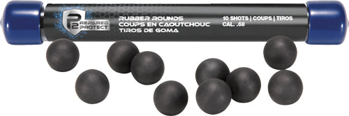 Umarex T4E P2P .68 Cal Black Rubber Ball Rounds 10-Round Pack
