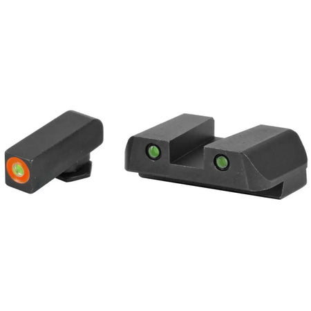 AmeriGlo G43 Tritium Night Sight Set Green/Orange Front and Green/Black Rear
