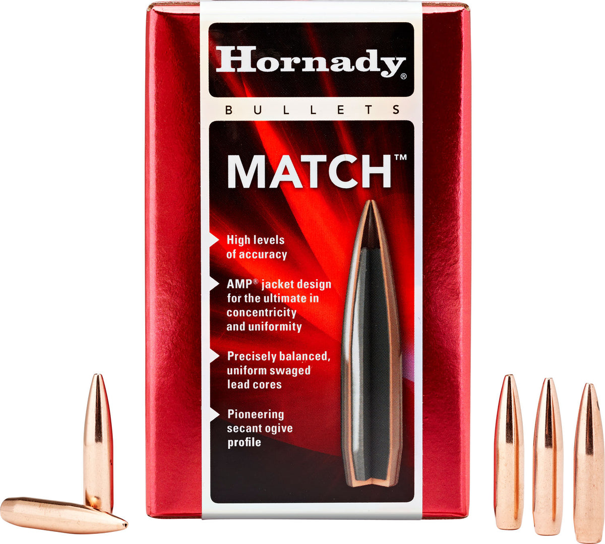 Hornady 24561 ELD Match .243 Caliber 108 Grain Target Bullets Box of 100