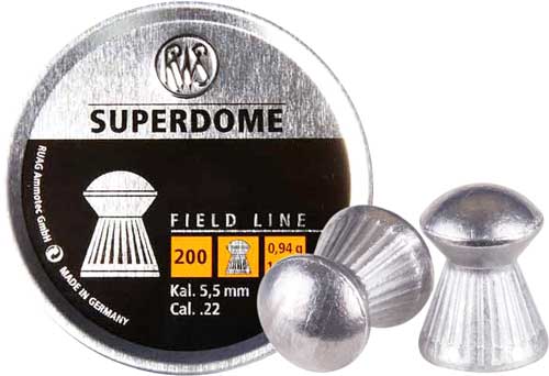 RWS .22 Caliber Superdome 14.5 Grain Field Pellets 200-Pack