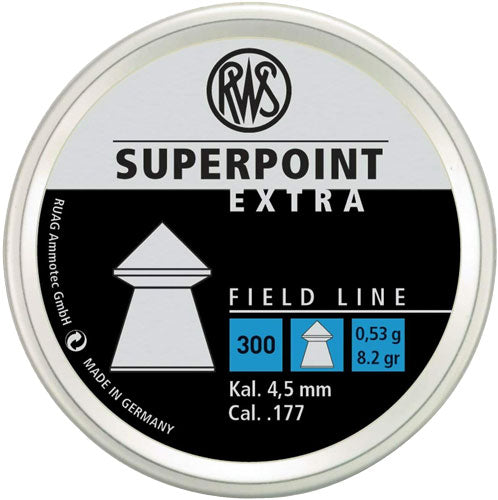 RWS Superpoint Extra Field 177 Cal 8.2 Grain Pellets 300-Pack