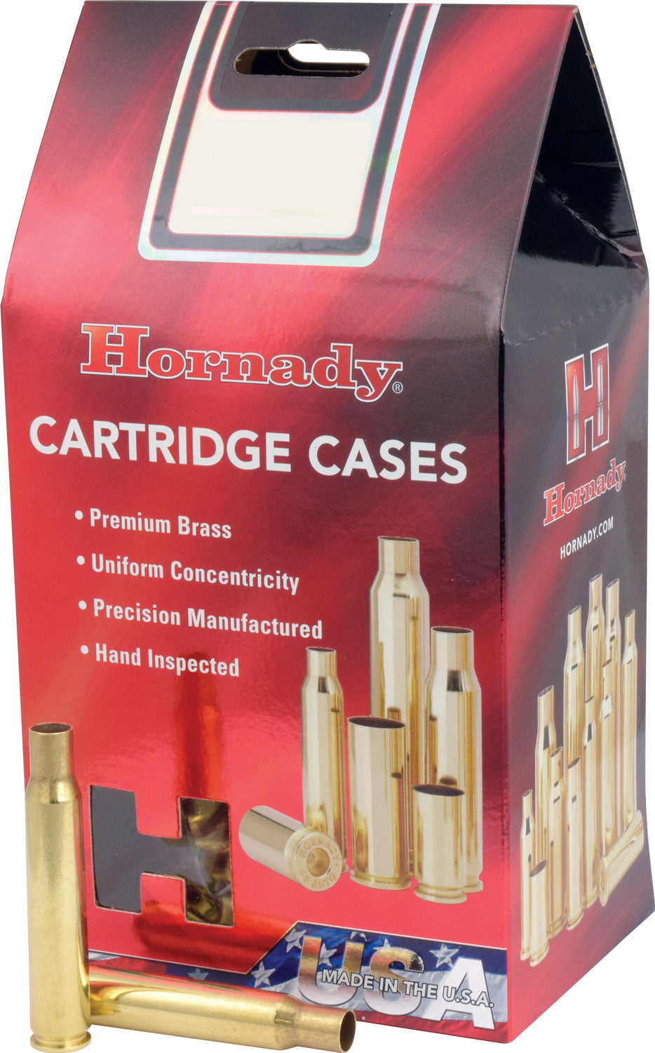 Hornady Unprimed Cartridge Brass 26 Nosler Rifle Cases