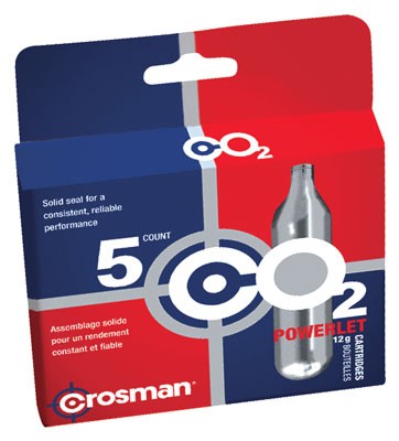 Crosman CO2 12g Powerlets for Airguns Case 12x5 Count Boxes