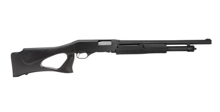 Stevens 23246 320 Security 12 Gauge 3" 5+1 18.50" Matte Black Chrome Lined Barrel, Fixed Thumbhole Stock, Bead Sight