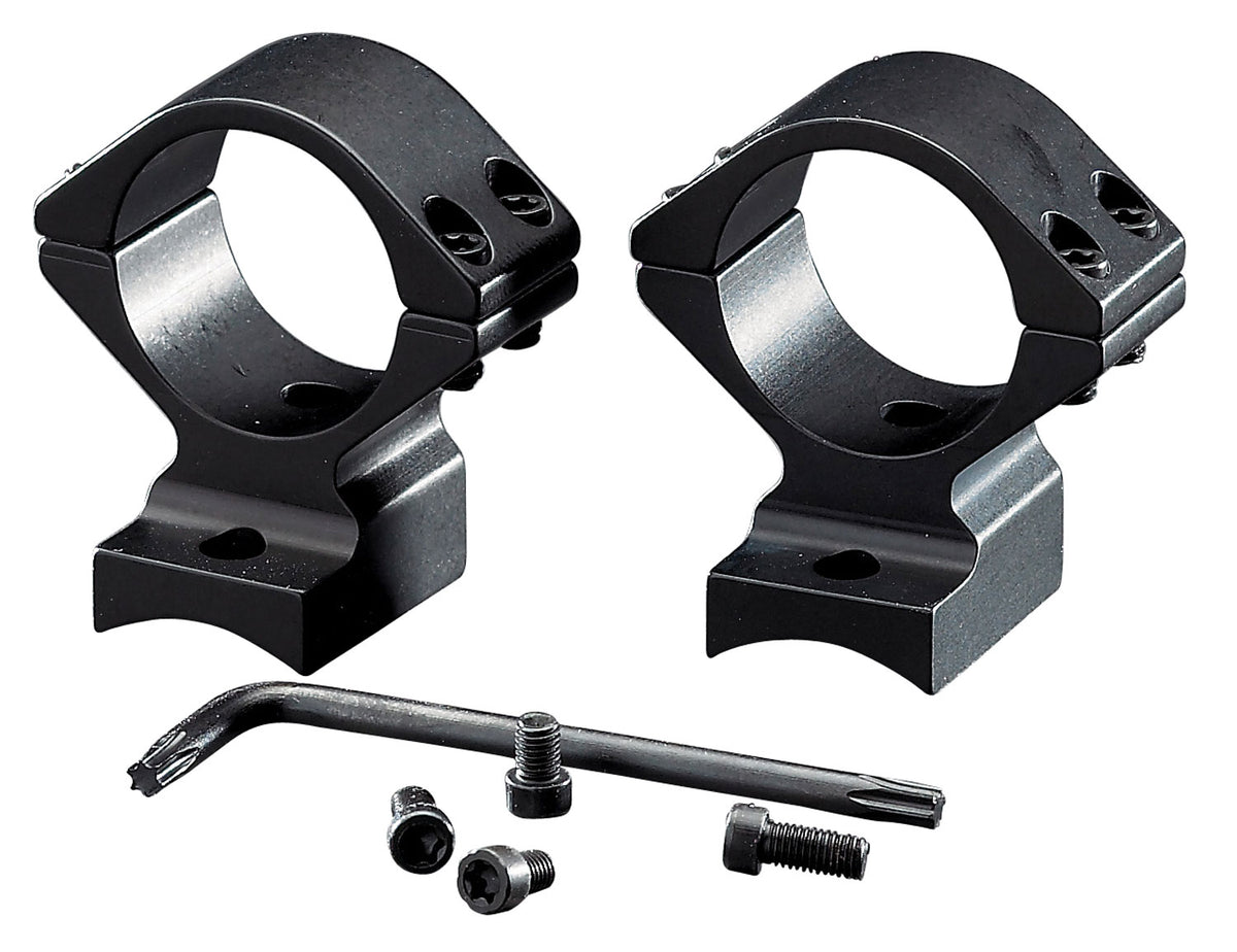 Browning 12393 1" Medium Matte Black Integrated Scope Ring and Mount Combo A-Bolt