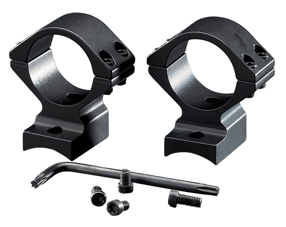 Browning 12376 1" Medium Matte Black Integrated Scope Ring and Mount Combo BAR & BLR