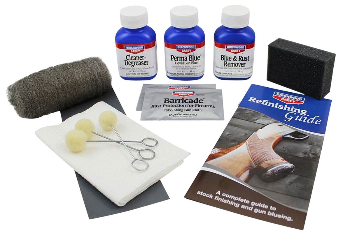 Birchwood Casey 13801 Perma Blue Liquid Bluing Kit with Accessories