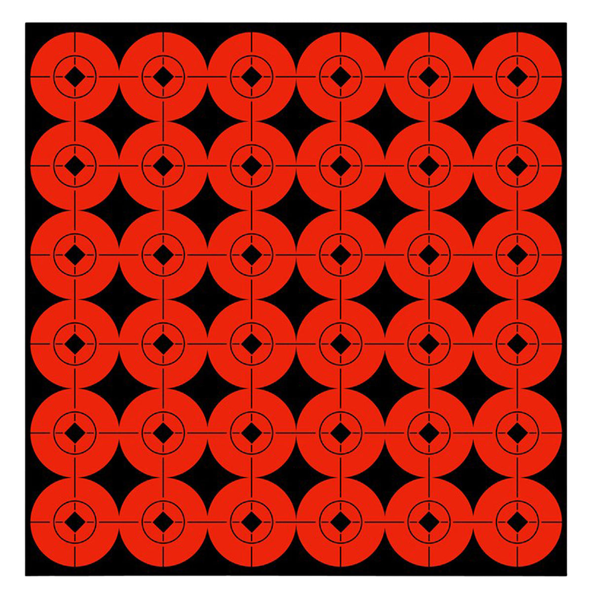 Birchwood Casey 1" Bullseye Self-Adhesive Target Spots Black/Orange 360 Pack