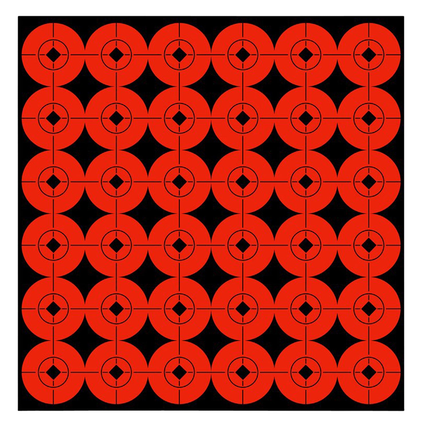 Birchwood Casey 1" Bullseye Self-Adhesive Target Spots Black/Orange 360 Pack