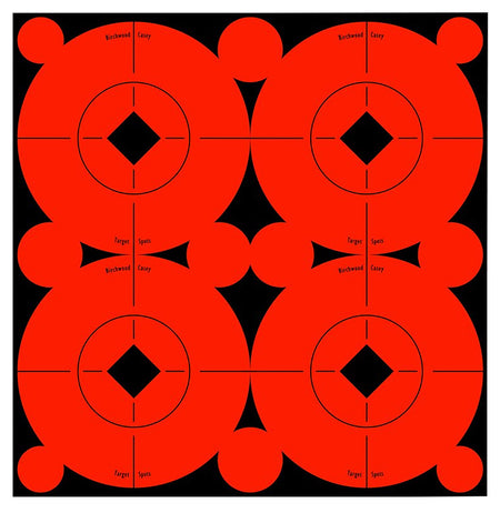Birchwood Casey 3" Bullseye Self-Adhesive Target Spots Black/Orange 40 Pack