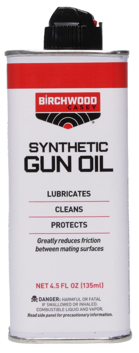 Birchwood Casey Synthetic Gun Oil Lubricant 4.5 oz Spout Can