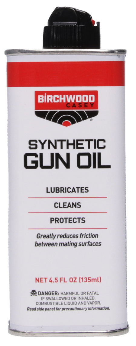 Birchwood Casey Synthetic Gun Oil Lubricant 4.5 oz Spout Can