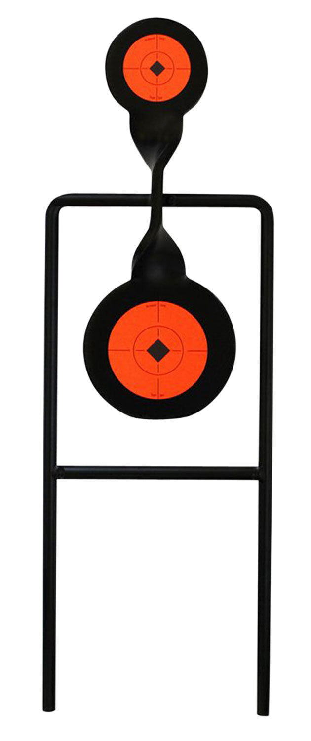 Birchwood Casey 46244 World of Targets Double Mag Handgun AR Steel Bullseye Spinner Target