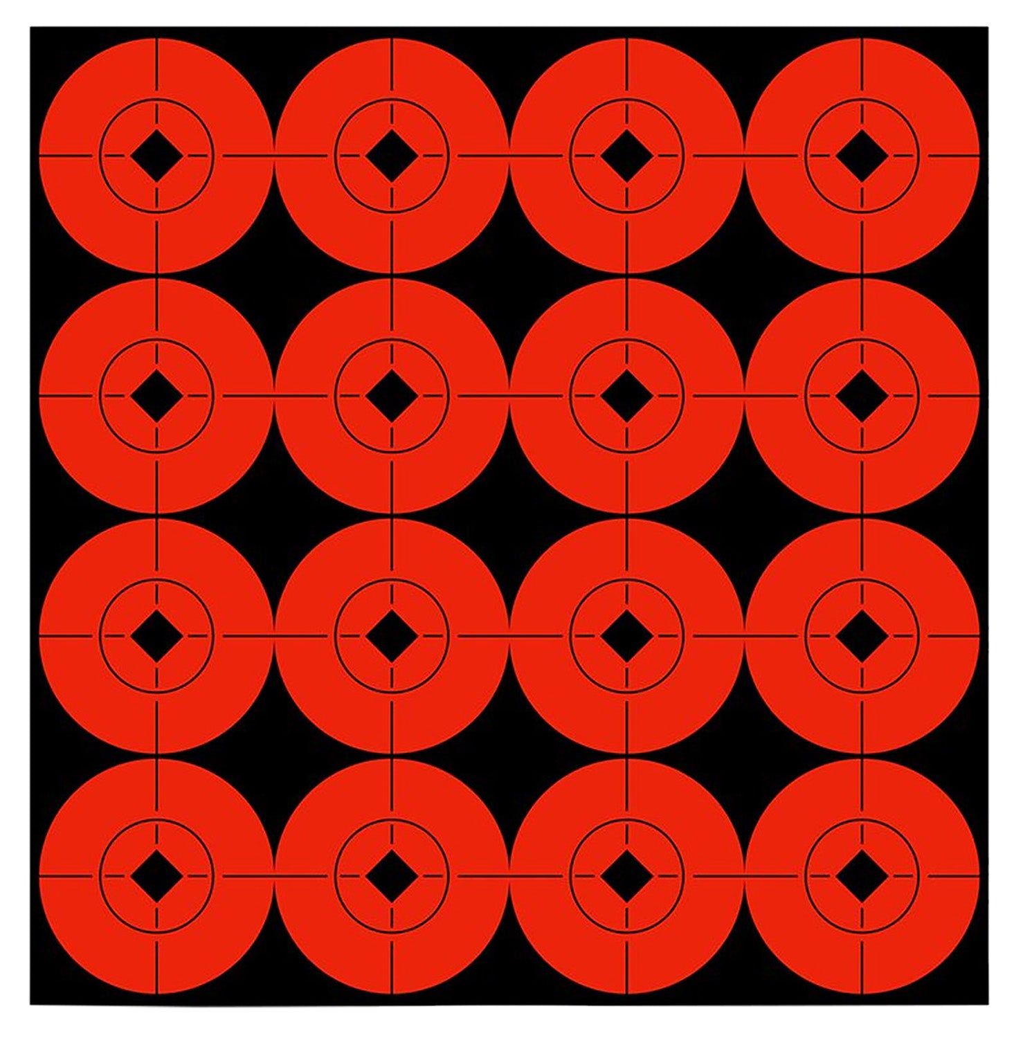 Birchwood Casey 33904 Self-Adhesive Orange Bullseye Target Spots 1.5 Inch Paper 160-Count