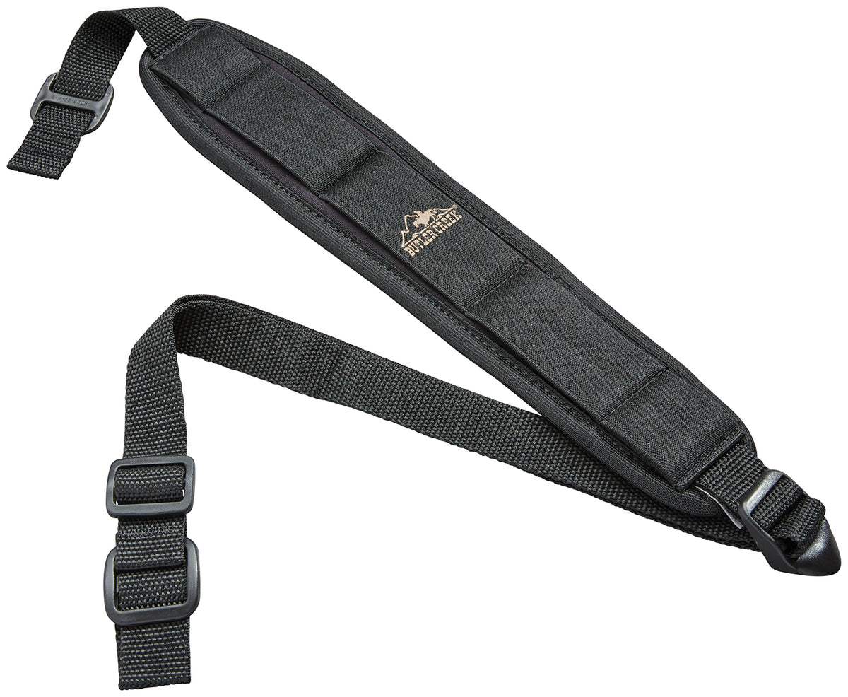 Butler Creek 80013 Adjustable Comfort Stretch Rifle Sling Black Neoprene
