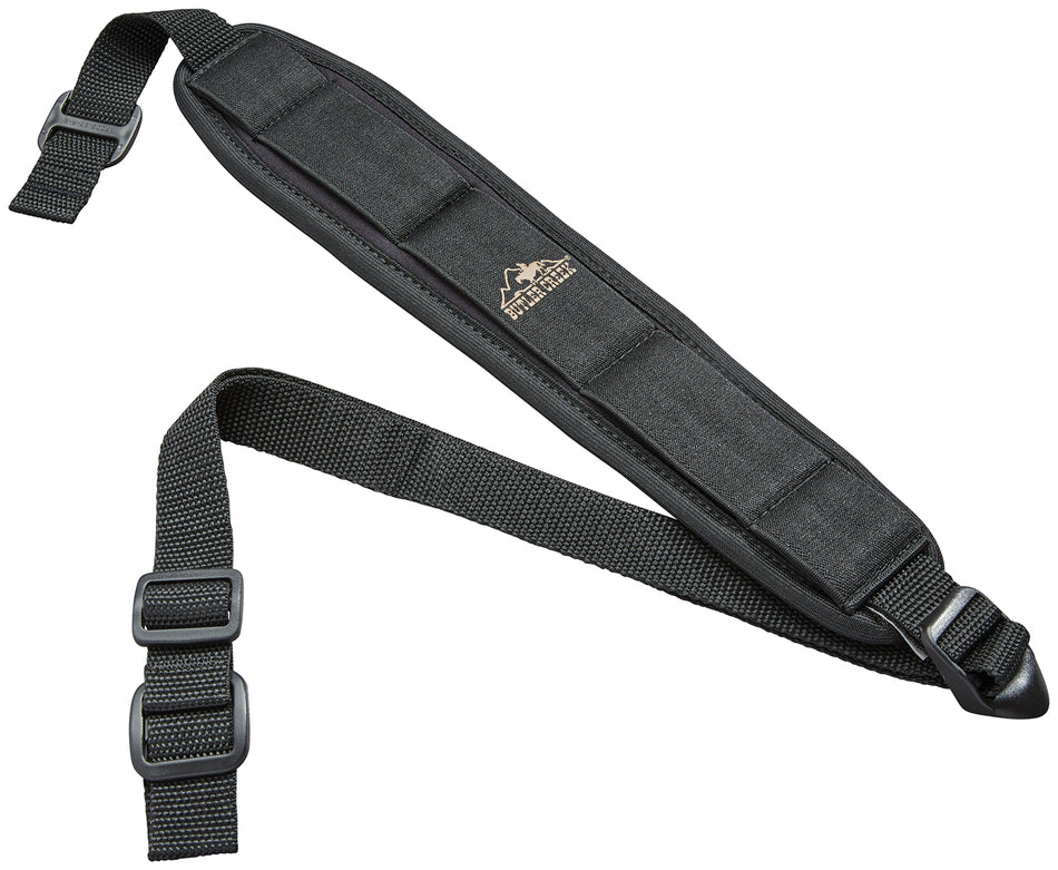 Butler Creek 80013 Adjustable Comfort Stretch Rifle Sling Black Neoprene