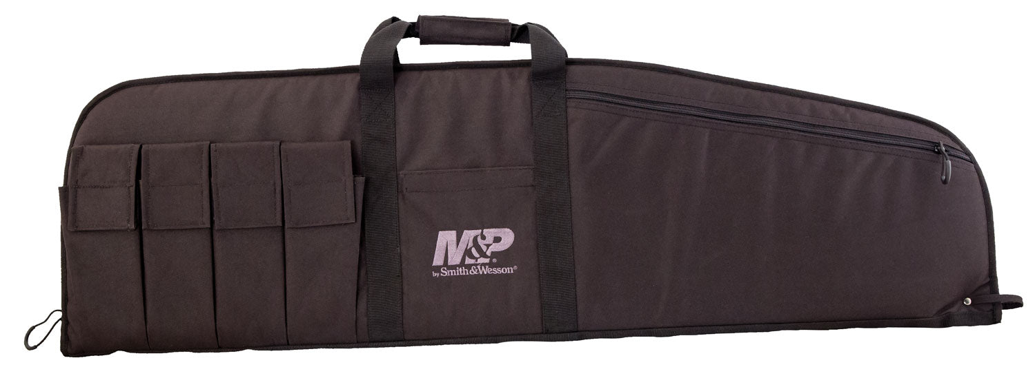 M&P Accessories 110015 Duty Series Medium Case Black Nylon Ballistic Fabric with Padding