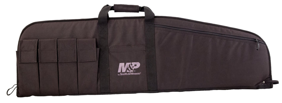 M&P Accessories 110015 Duty Series Medium Case Black Nylon Ballistic Fabric with Padding
