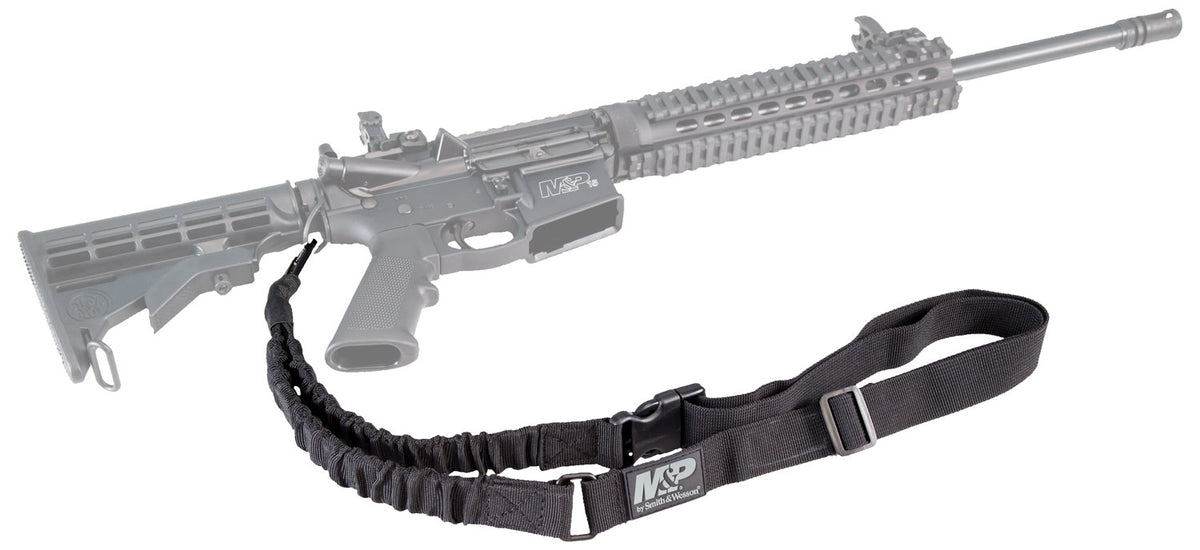 M&P Accessories 110030 Black Nylon Single Point AR Platform Bungee Sling Kit Adjustable