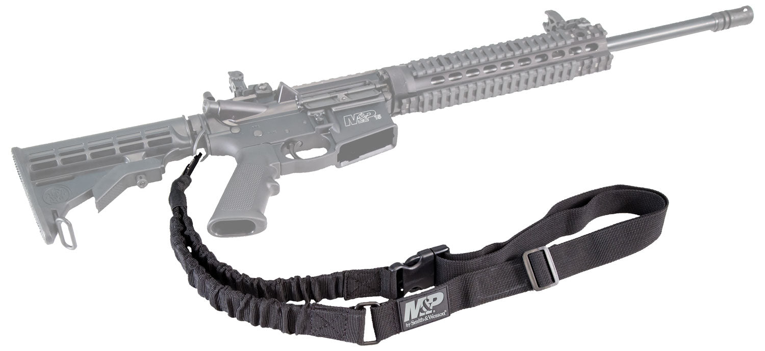 M&P Accessories 110030 Black Nylon Single Point AR Platform Bungee Sling Kit Adjustable