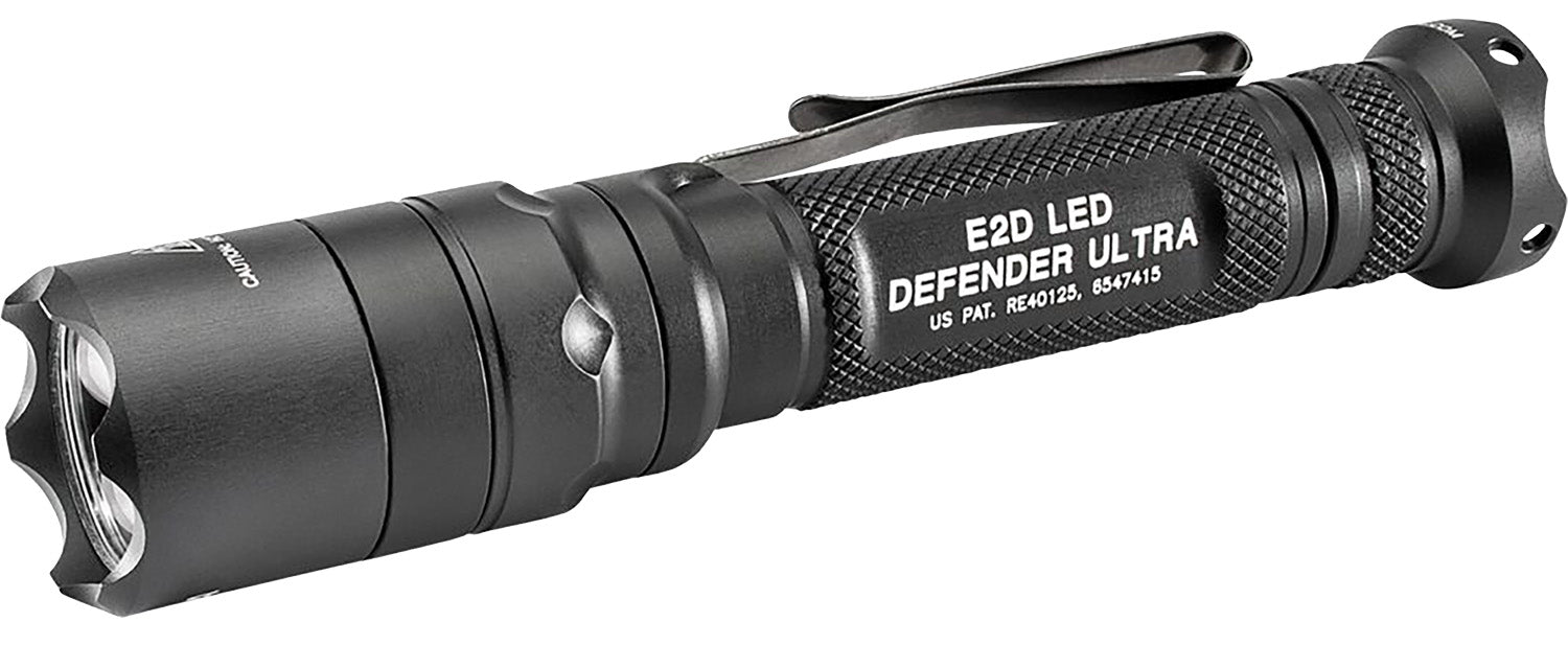 SureFire E2D Defender Ultra Black Anodized 1000 Lumen Strike Bezel Tactical Light