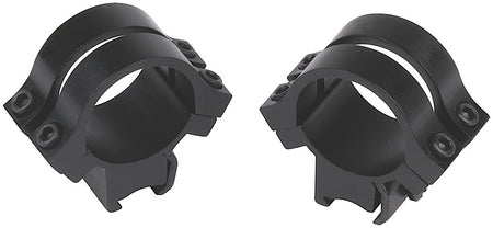 Weaver 49053 Quad Lock Black 1" Tip-Off Quick Detachable Scope Rings Two-Strap
