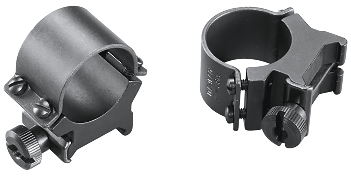 Weaver Mounts Sure Grip Detachable Rings 1" High Matte Black