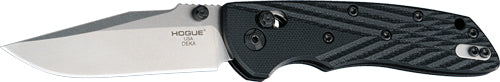 Hogue Deka 3.25" Clip Point G-10 Black Able Lock Folding Knife